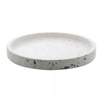 Bandeja Redonda de Mármore Terrazo 20cm - Lyor
